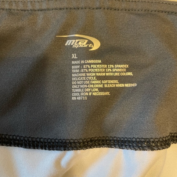 MTA Sport Multi-Tone Athletic Leggings - Picture 9 of 9